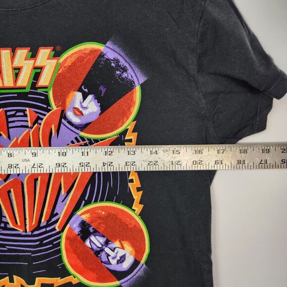 Vtg Kiss Shirt Womens XXL Band Tee Alternative Hard Punk Edgy‎ Goth Rocker Music - Picture 5 of 7